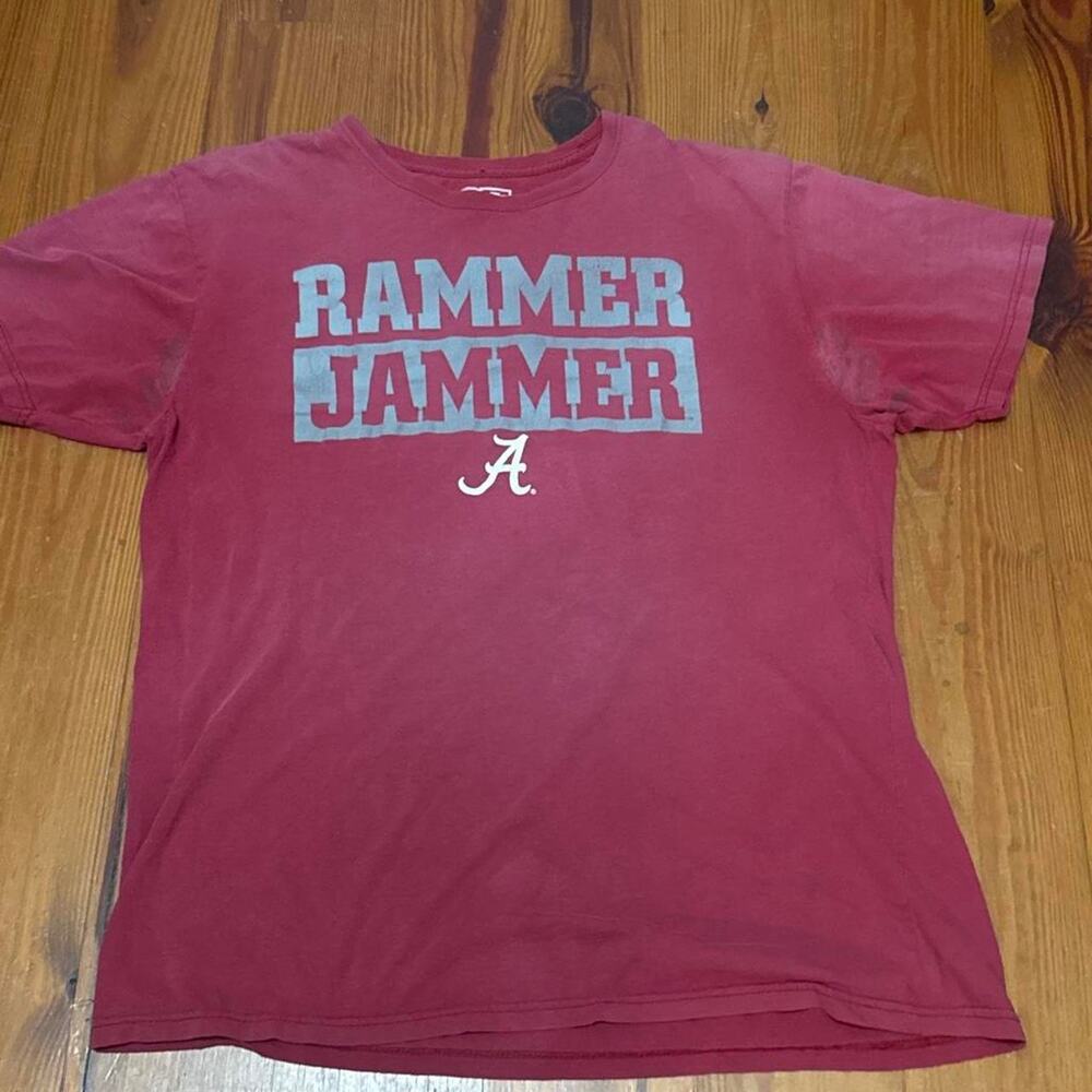 Alabama Crimson Tide Rammer Jammer Faded Graphic Tee XL